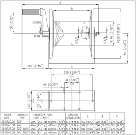 Катушка высокого давления PA T46 (250бар, до 40м, пластик/латунь)
