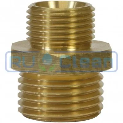 Переходник 1/4"ш-3/8"ш (400бар, лат) R+M