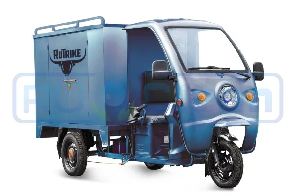 Трицикл электрический Rutrike КАРГО 1800 60V1000W (темно-синий)