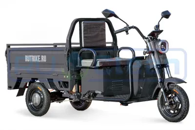 Трицикл электрический Rutrike Амулет 1100 (черный матовый)