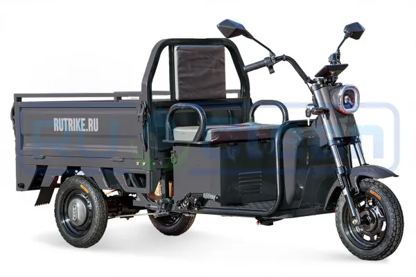 Трицикл электрический Rutrike Амулет 1100 (черный матовый)