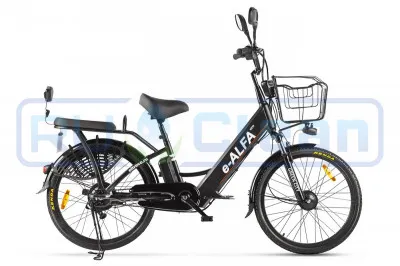 Электровелосипед GREEN CITY e-ALFA new (черный)