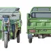 Трицикл электрический Rutrike Маяк 1600 60V/1000W (зеленый)