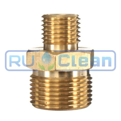 Переходник М22х1.5ш-1/4"ш (400бар, лат) R+M