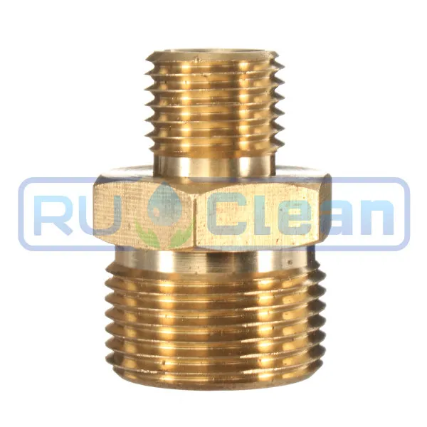 Переходник М22х1.5ш-1/4"ш (400бар, лат) R+M