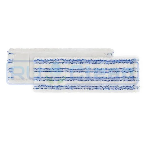 Моп TTS Wet Disinfection soft band (40см, белый с синими полосками)
