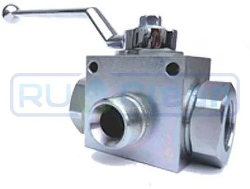 Кран гидравлический V3RH (1/4"г-г-г, 500бар)