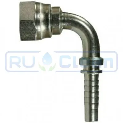 Фитинг высокого давления DKR (DN08, 3/8"г, 90град, оцинк) R+M