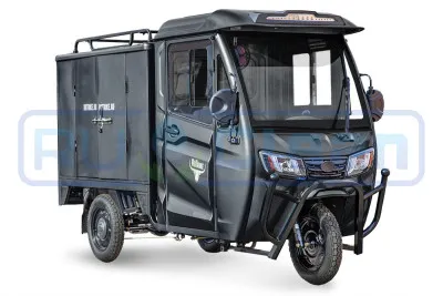 Трицикл электрический Rutrike КАРГО Кабина Дуал (черный)