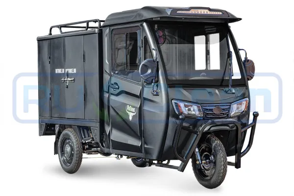 Трицикл электрический Rutrike КАРГО Кабина Дуал (черный)