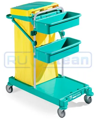 Тележка TTS GREEN 50 (держатель мешка 120 л, контейнеры 2х6 л)