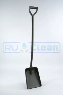 Лопата литая FBK (полипропилен, 270х340х1330 мм,черный)