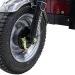 Трицикл электрический Rutrike D4 КАБИНА 1800 (красный)
