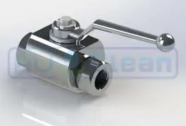 Кран гидравлический V2RH (1"г-г, 350бар, AISI 316)