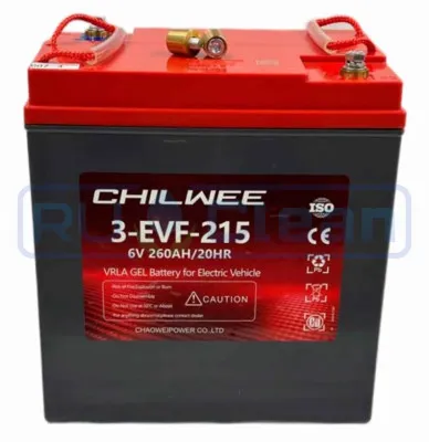 Тяговый аккумулятор Chilwee Battery 3-EVF-215A (6В, 240А/ч)