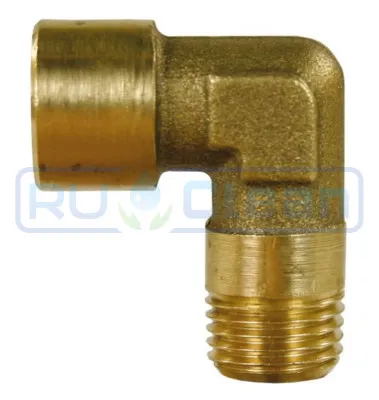 Переходник угловой 1/4г-1/4ш (150бар, латунь) TOR