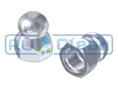 Форсунка каналопромывочная PA ST3 (040, 1/4"г, 3отв, бой назад)