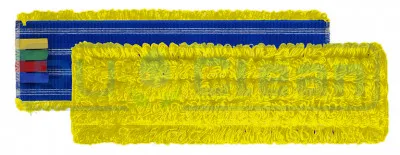 Моп с липучками TTS Microriccio (40х10.5см, микрофибра, желтый)