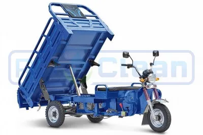 Трицикл электрический Rutrike Титан 2000 60V1500W (гидравлика, синий)