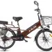 Электровелосипед GREEN CITY e-ALFA GL (коричневый)