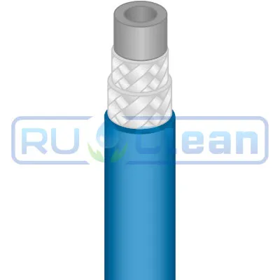 Шланг пищевой AQUAFOOD/Blufood (50бар, DN12)