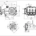 Насос высокого давления HAWK NMT 1520R (200бар, 15л/мин, 1450об/мин)
