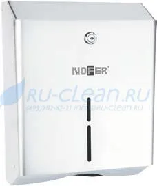 Диспенсер для бумажных полотенец Nofer 04010.W (белый)