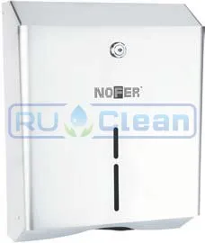 Диспенсер для бумажных полотенец Nofer 04010.W (белый)