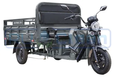 Трицикл электрический Rutrike D4 NEXT 1800 (серый)