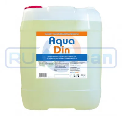 Средство с дезинфицирующим эффектом AquaDin 10л