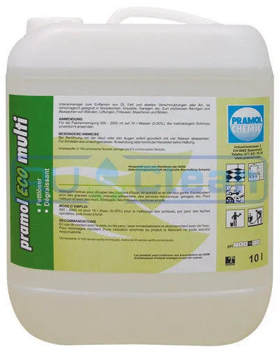 Сильнодействующий очиститель Pramol ECO-MULTI 10л