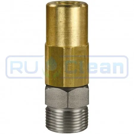 Переходник М22х1.5ш-1/4"г (350бар, нерж/лат, вращ, тип ST-301) R+M