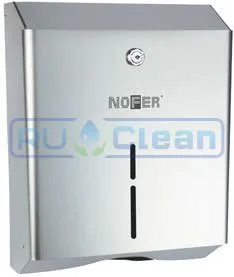 Диспенсер для бумажных полотенец Nofer 04010.S (матовый)