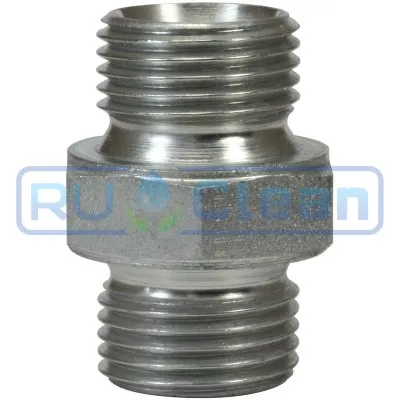 Переходник 3/8"ш-1/2"ш (500бар, оцинк) R+M
