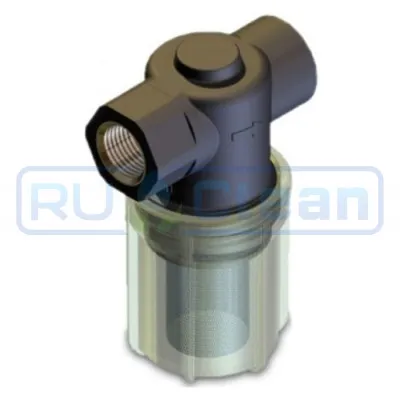 Фильтр для воды F8 (150мкм, 1/2"г-г, с отстойником) PA