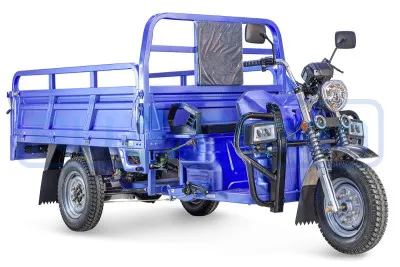 Трицикл электрический Rutrike Эксперт ПРО 2000 (темно-синий)