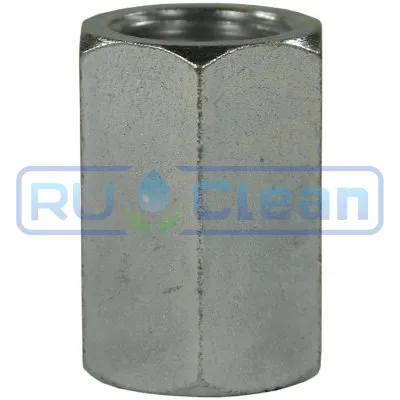 Переходник 1/2"г-1/2"г (400бар, нерж) R+M