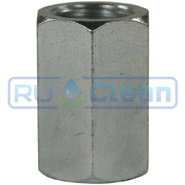 Переходник 1/2"г-1/2"г (400бар, нерж) R+M