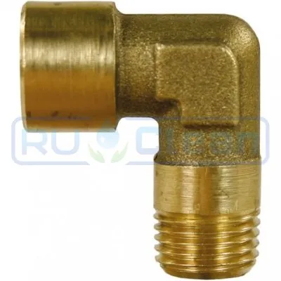 Переходник угловой 1/2ш-1/2г (150бар, лат) R+M