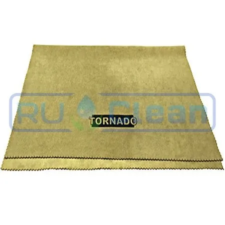 Искусственная замша Tornado Grey Gold (40х50см, для хрома и стекла)