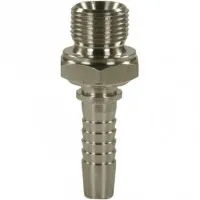 Фитинг высокого давления BSP (DN12, 1/2ш, нерж) RC