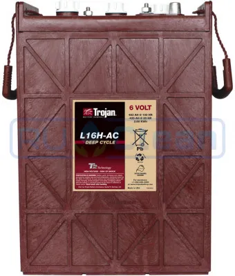 Тяговый аккумулятор Trojan L16H-AC (6В, 357Ач, Acid)