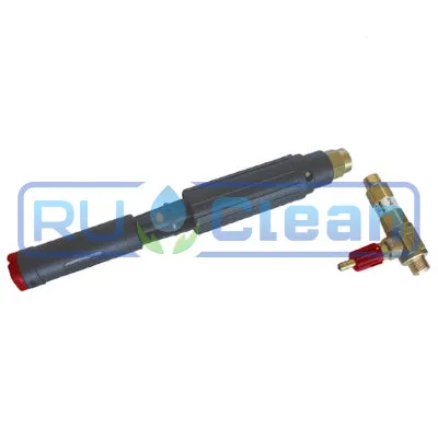Пенообразующая насадка LS12 (200бар, D=2.1мм, 1/4"г-3/8"ш-ш, 15л/мин, наружный эжектор)