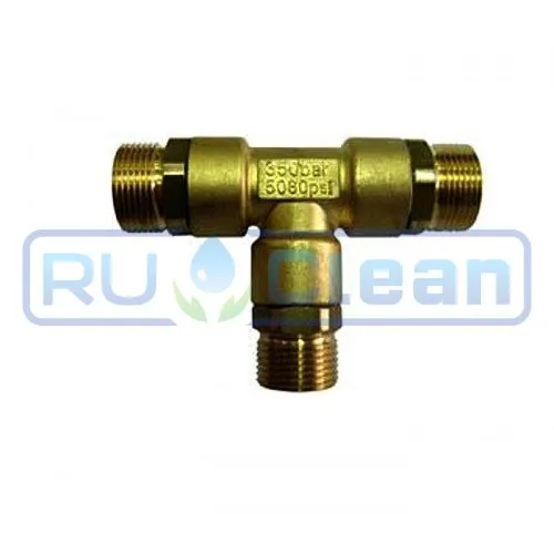 Тройник М22х1.5ш-М22х1.5ш-М22х1.5ш R+M (350бар, лат)