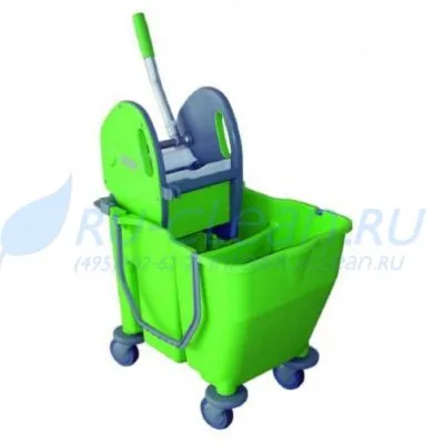 Ведро двойное на колесах Euromop 6027030.02