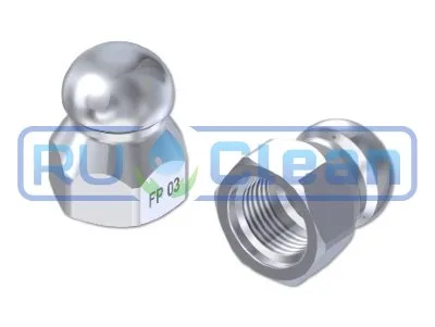 Форсунка каналопромывочная PA ST3 (050, 1/4"г, 3отв, бой назад)