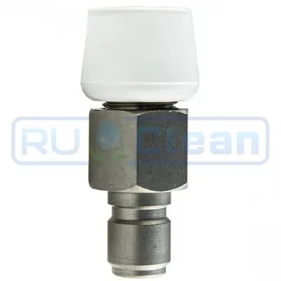Копье (75мм, ST3100-форс50200, 120бар, нерж, прямое, белое) R+M