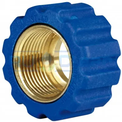 Гайка накидная R+M (D16.4мм, 1/2F, 400бар, синий)
