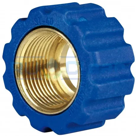 Гайка накидная R+M (D16.4мм, 1/2F, 400бар, синий)