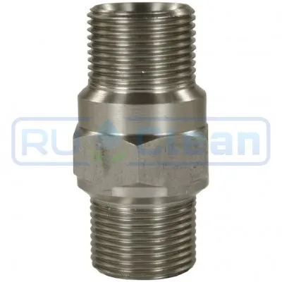 Переходник М22х1.5ш-М22х1.5ш (нерж, 500 бар) R+M